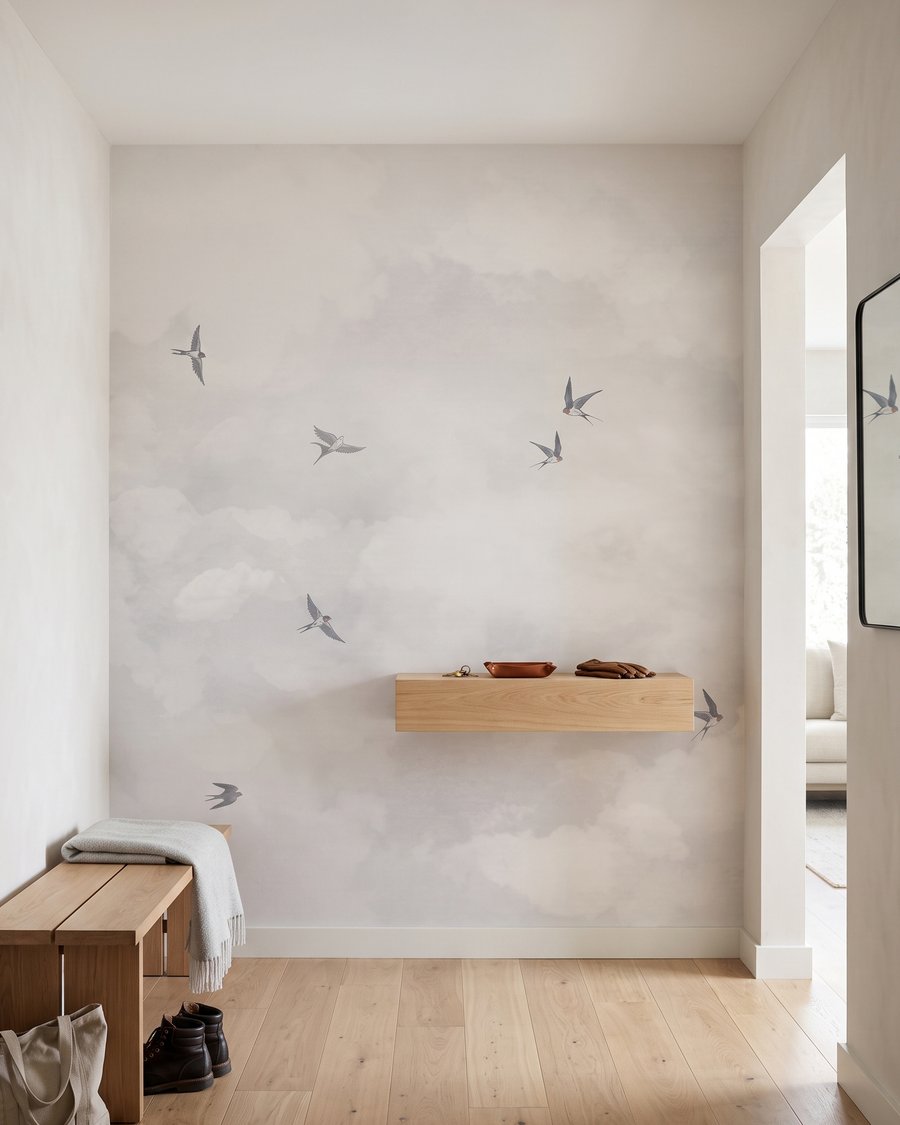 Aves entre nuvens — interior 5