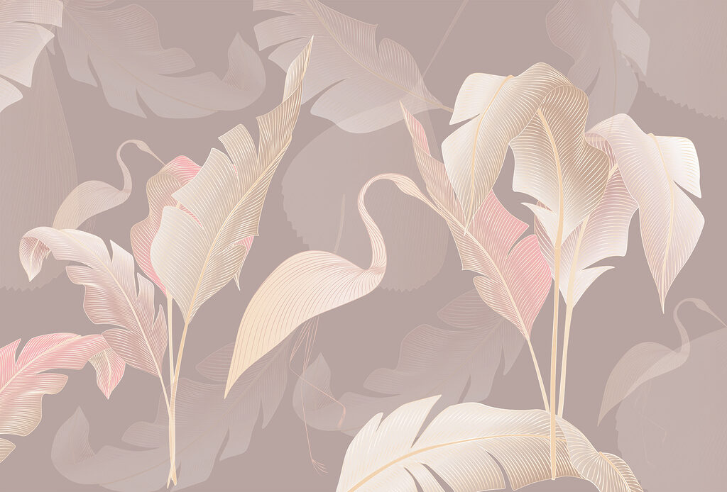 Silhuetas de flamingos — design completo