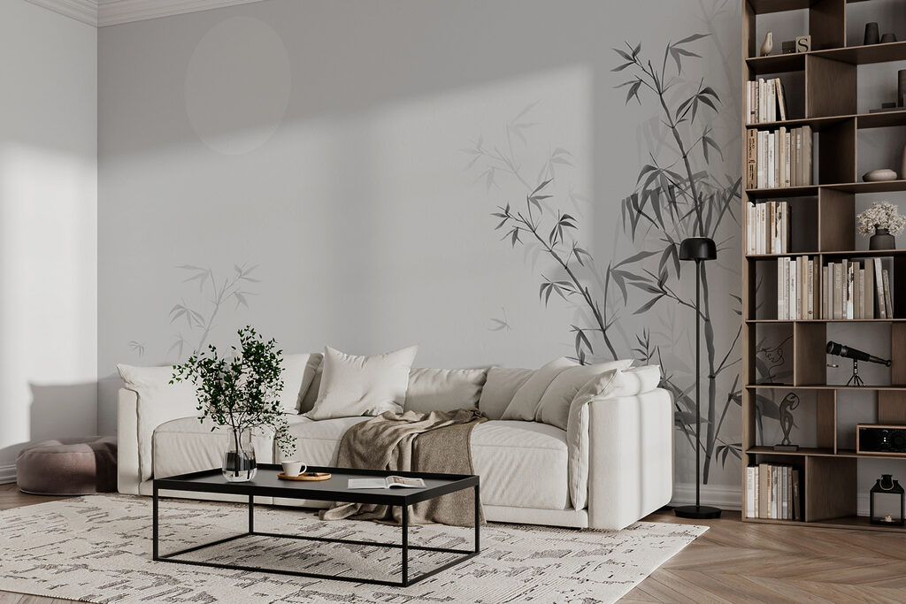 Lua junto ao bambu — interior 2