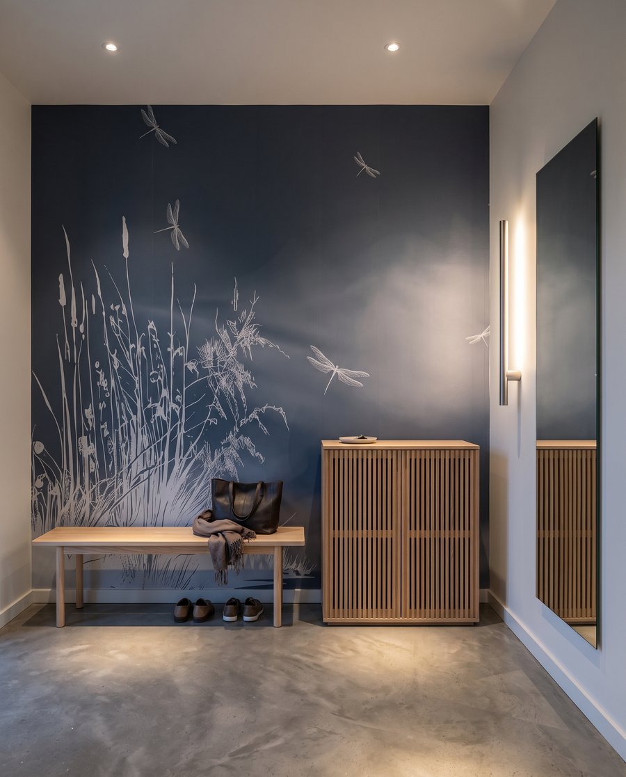 Libélulas entre juncos — interior 5