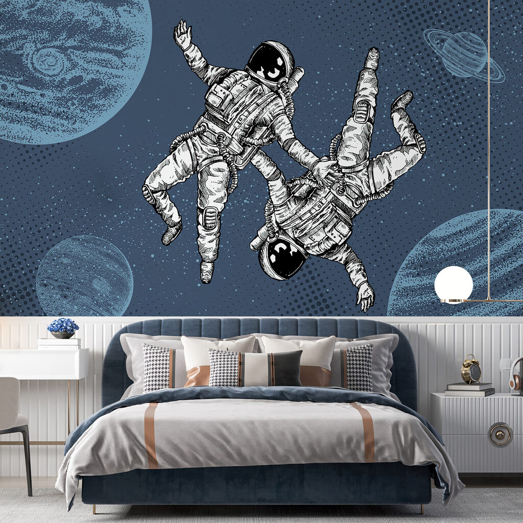Dois astronautas entre planetas — interior 2