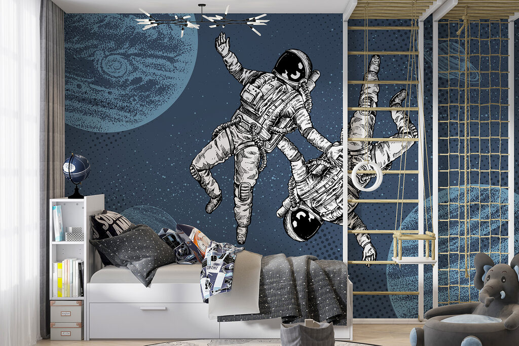 Dois astronautas entre planetas — interior 3