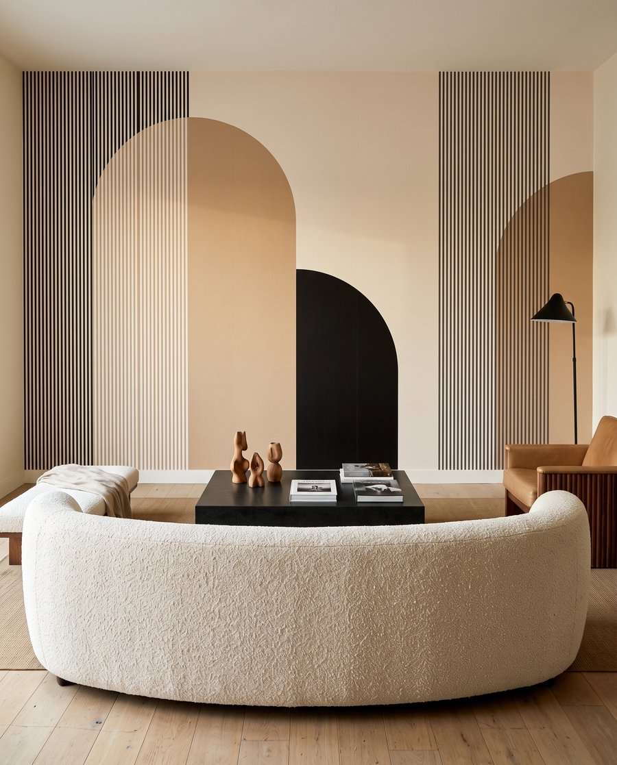 Arcos e riscas finas — interior 4