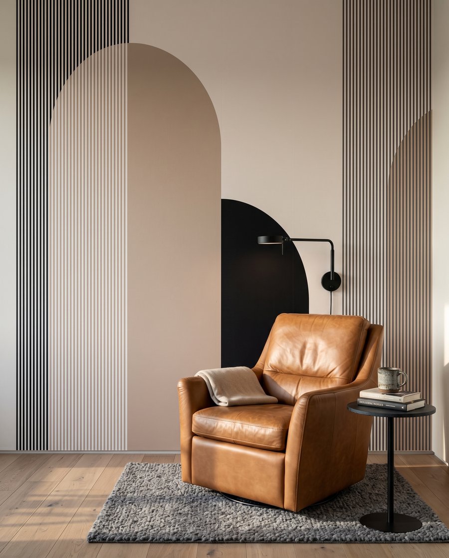 Arcos e riscas finas — interior 5