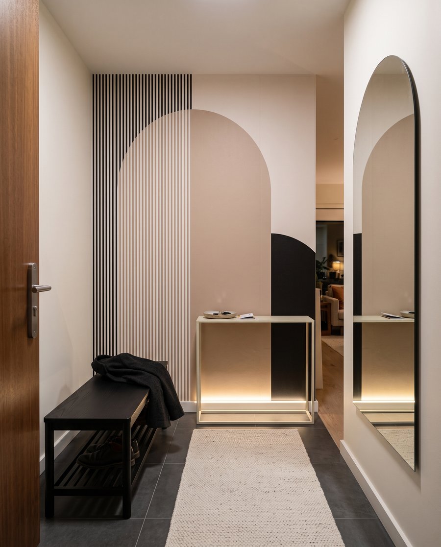 Arcos e riscas finas — interior 6