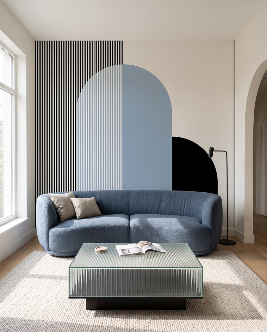 Arcos e riscas finas — interior 3