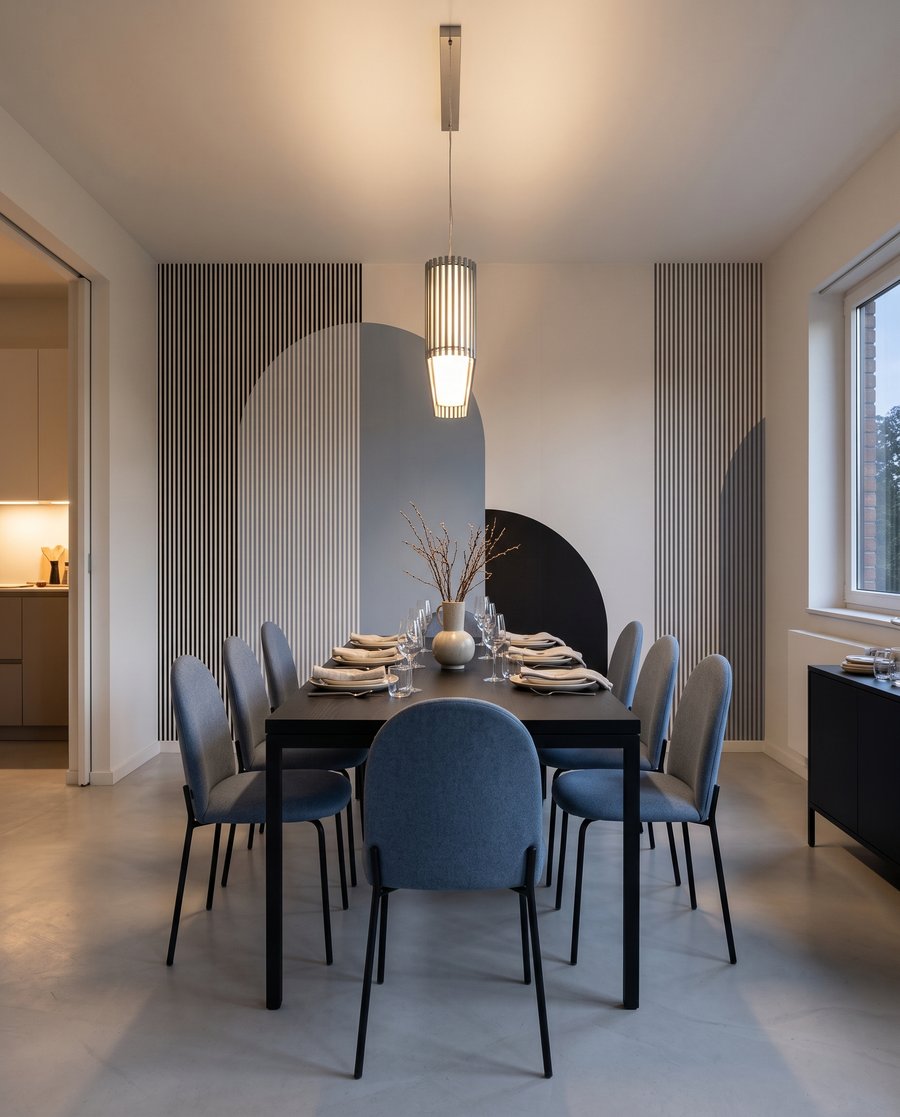 Arcos e riscas finas — interior 8
