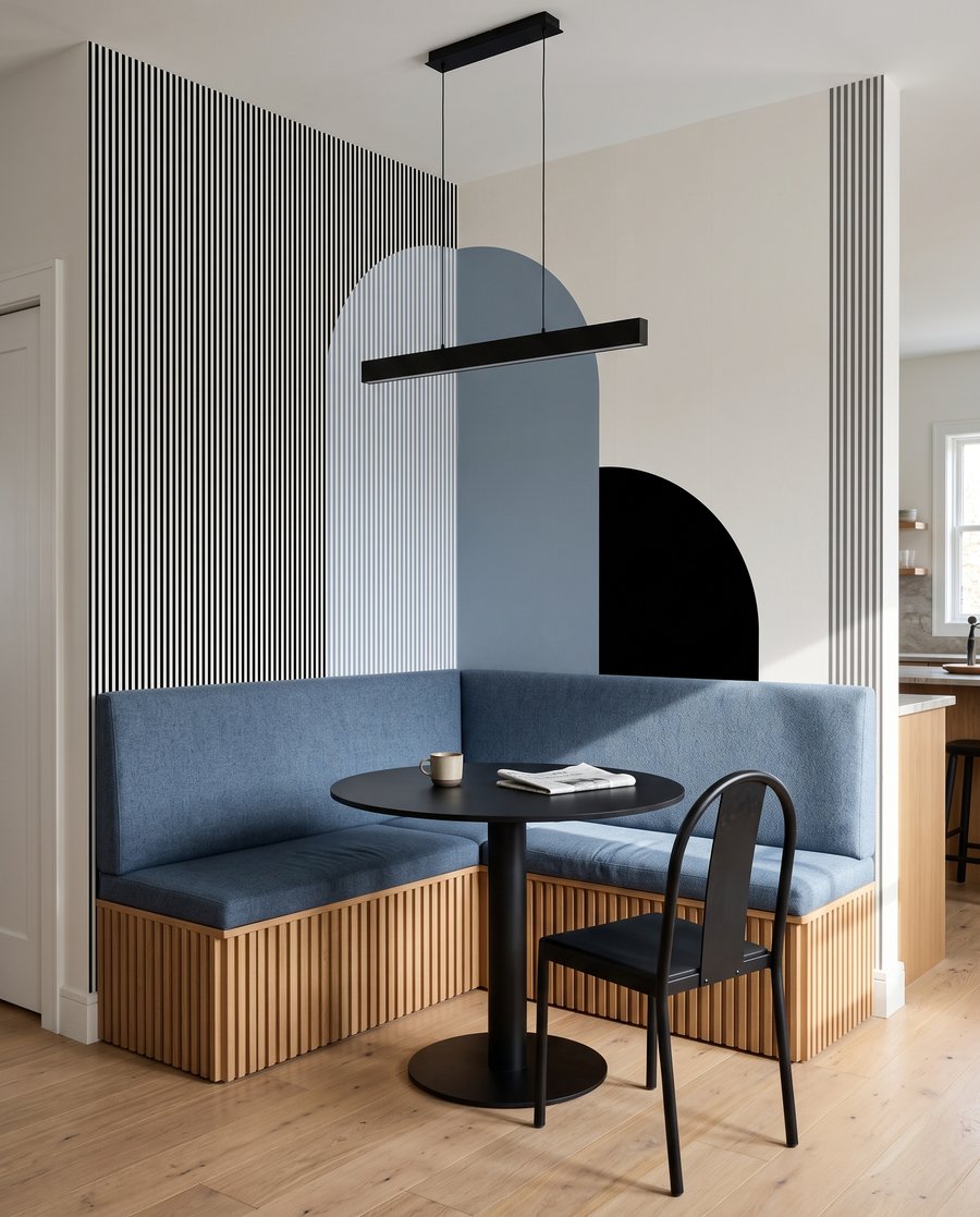 Arcos e riscas finas — interior 9