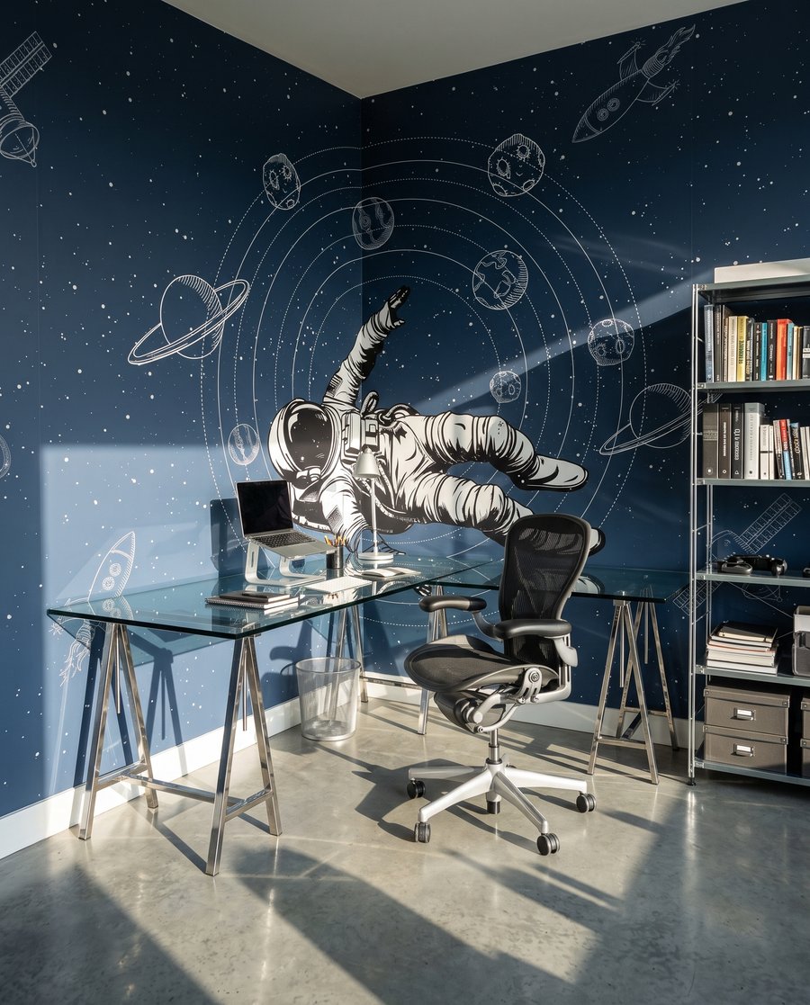 Astronauta entre órbitas — interior 7