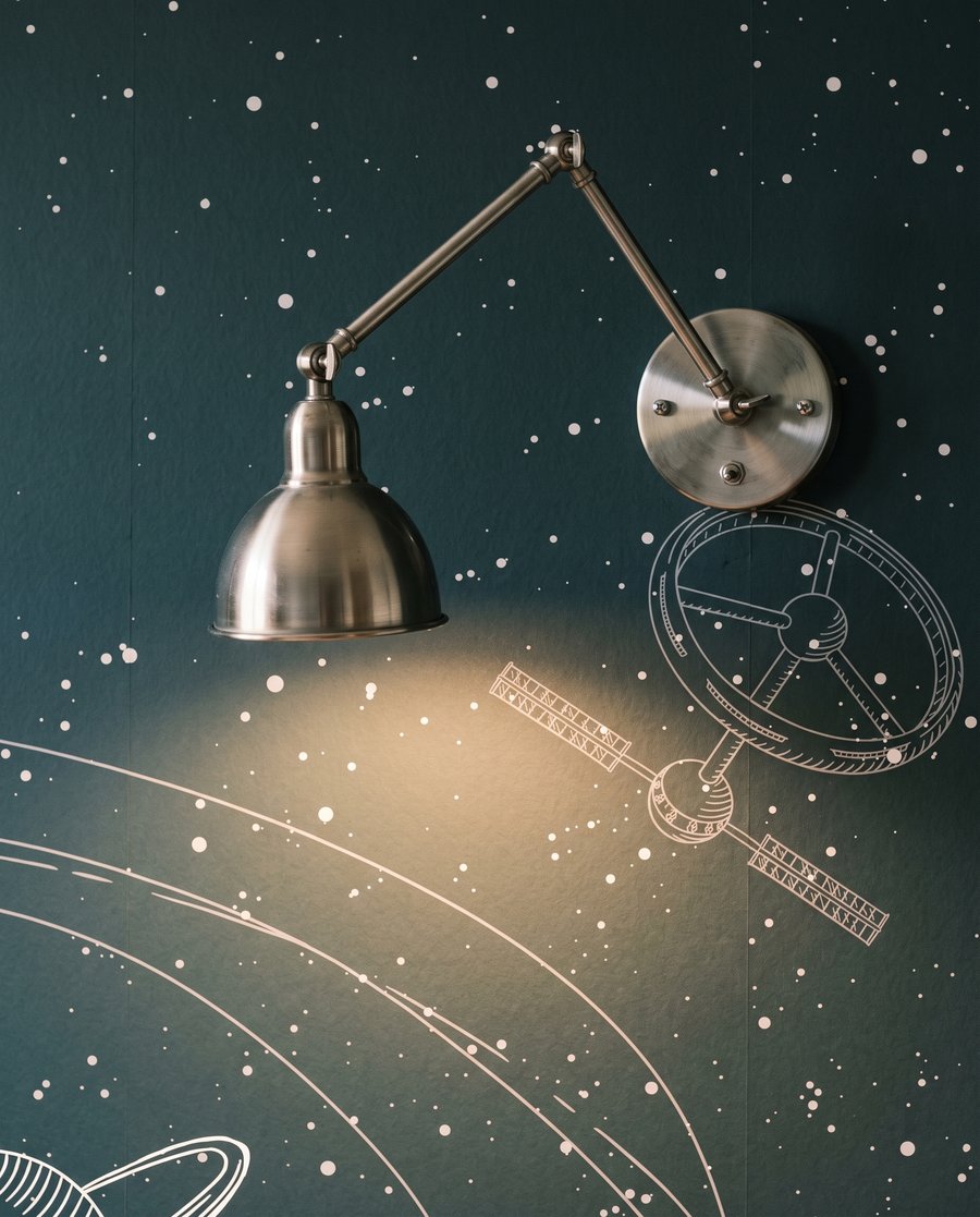 Astronauta entre órbitas — detalhe