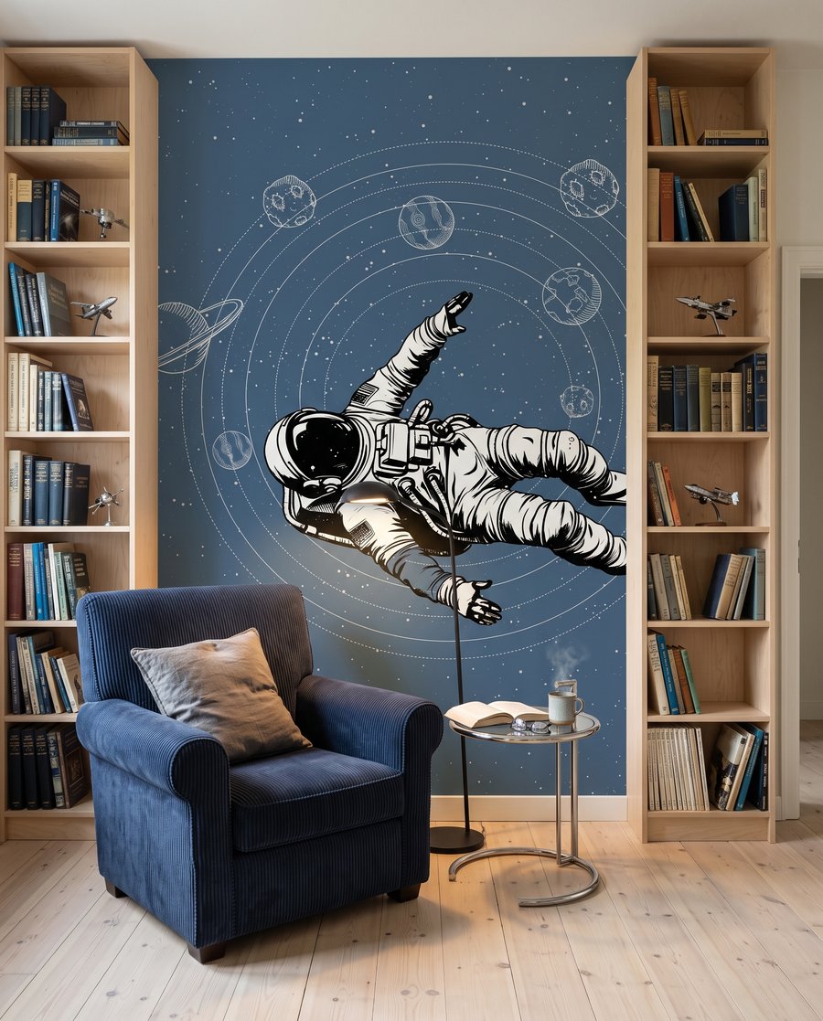 Astronauta entre órbitas — interior 3