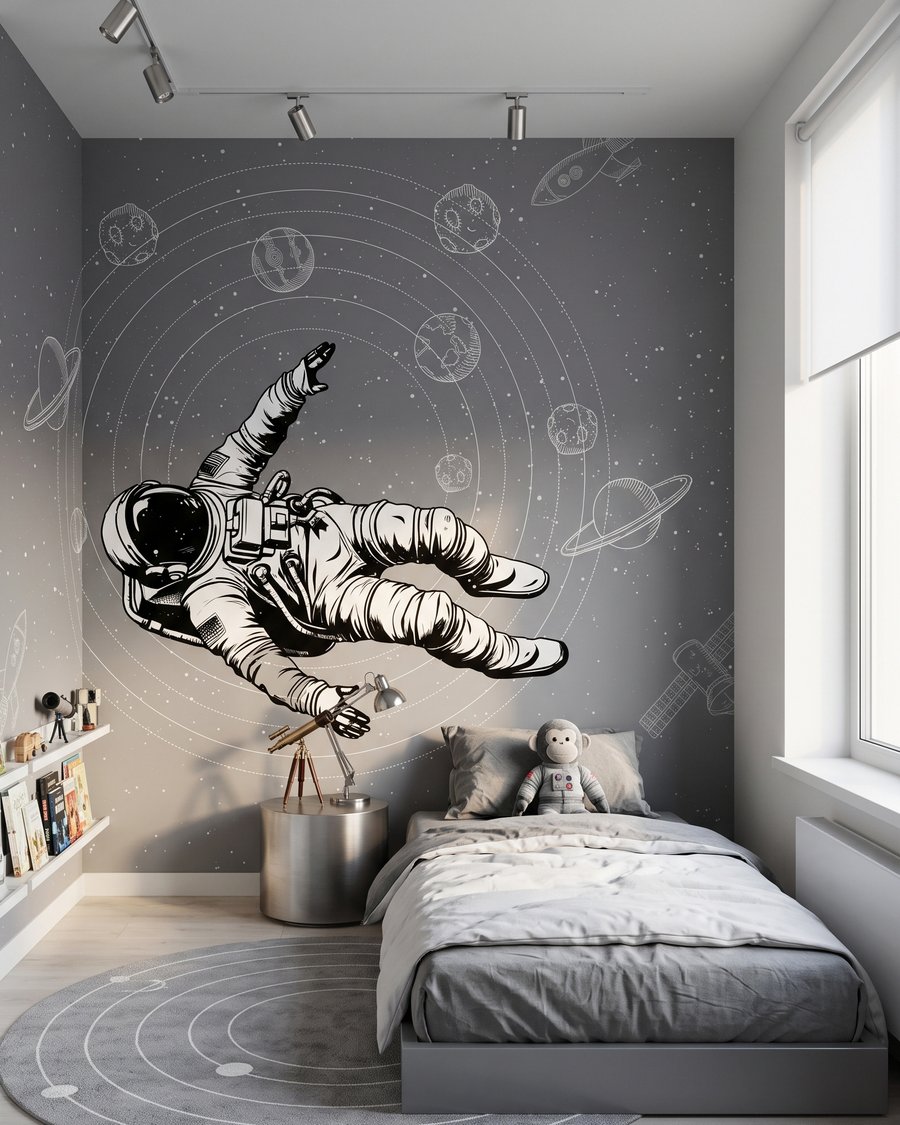 Astronauta entre órbitas — interior 1