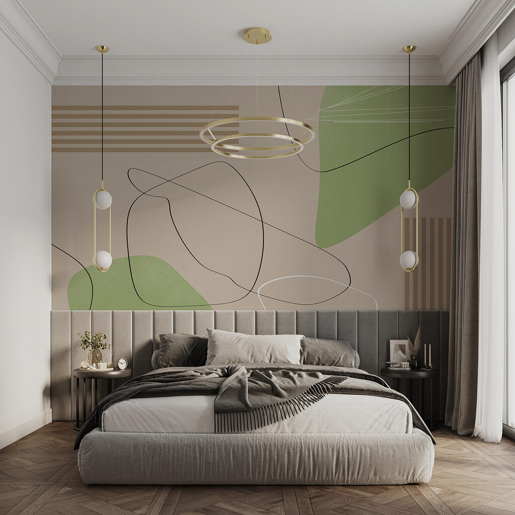Formas com linhas soltas — interior 1