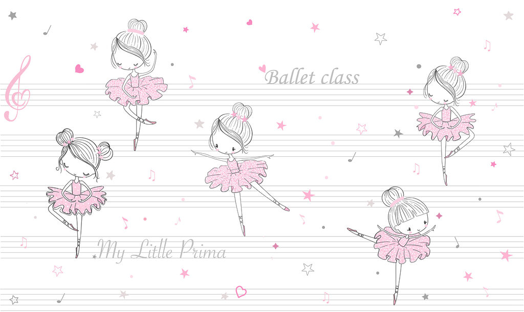Bailarinas entre pautas — design completo