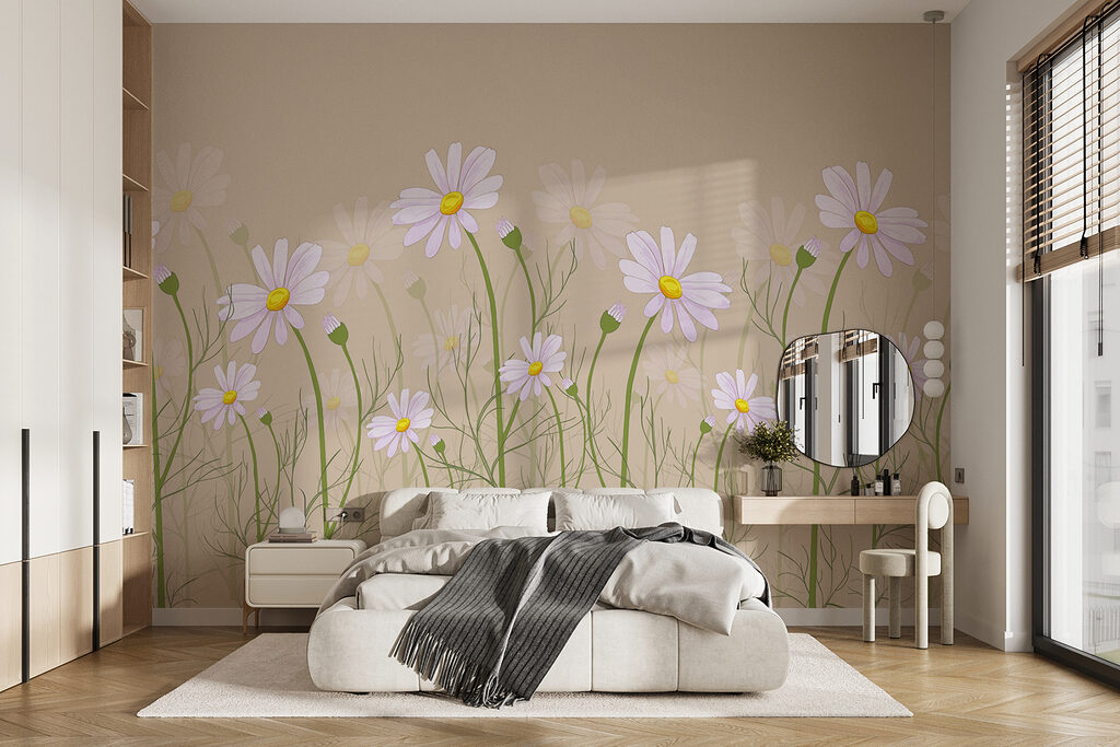 Margaridas em hastes finas — interior 1