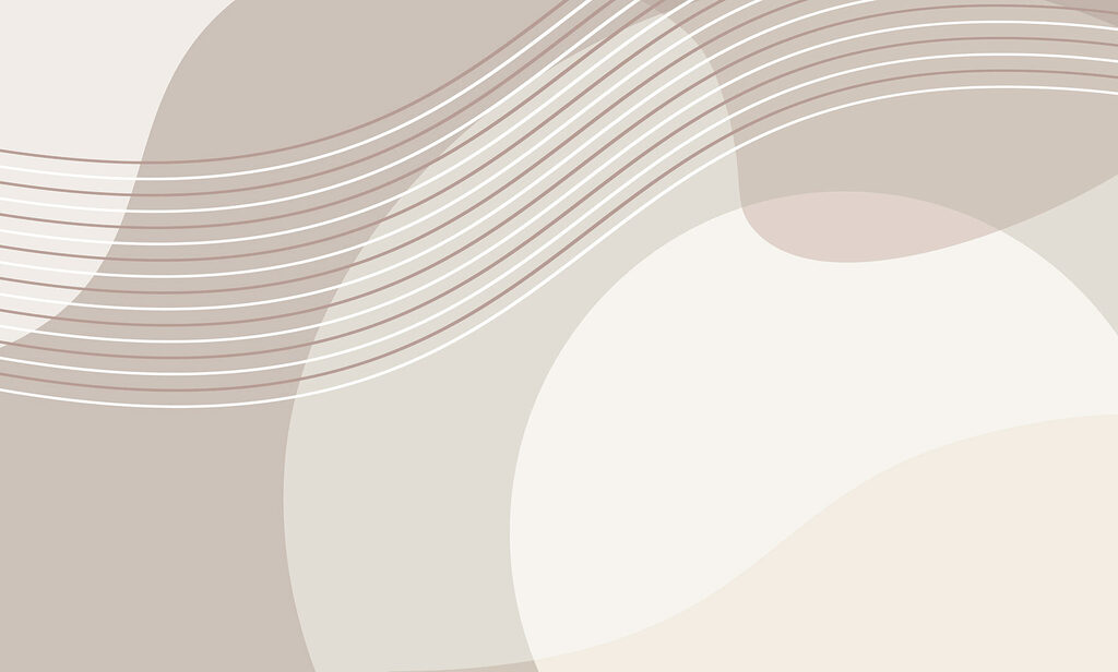 Linhas onduladas sobre formas — design completo