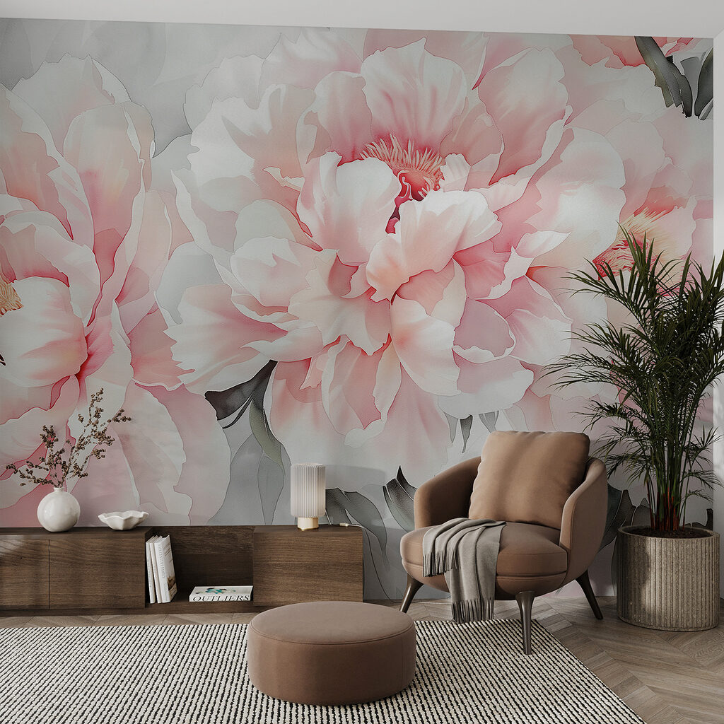 Peónias em rosa — interior 2