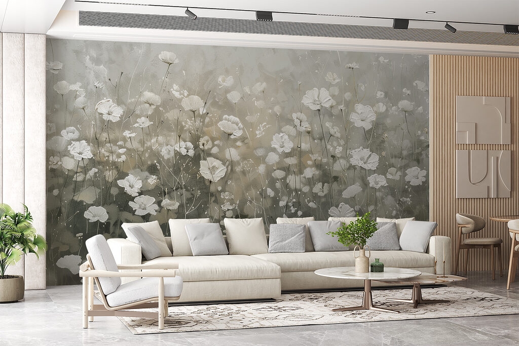 Flores brancas ao crepúsculo — interior 3