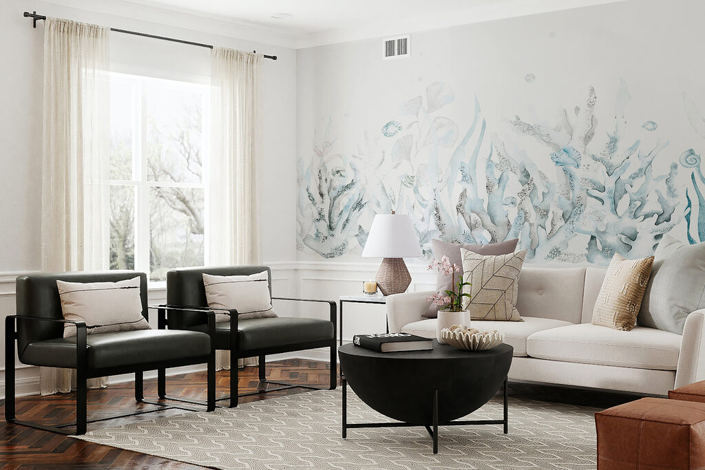 Corais em branco — interior 2