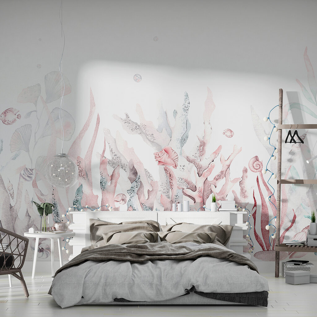 Corais em branco — interior 1