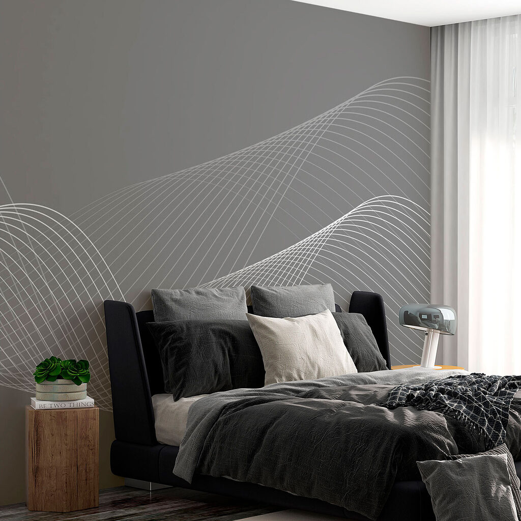 Ritmo de linhas cruzadas — interior 1