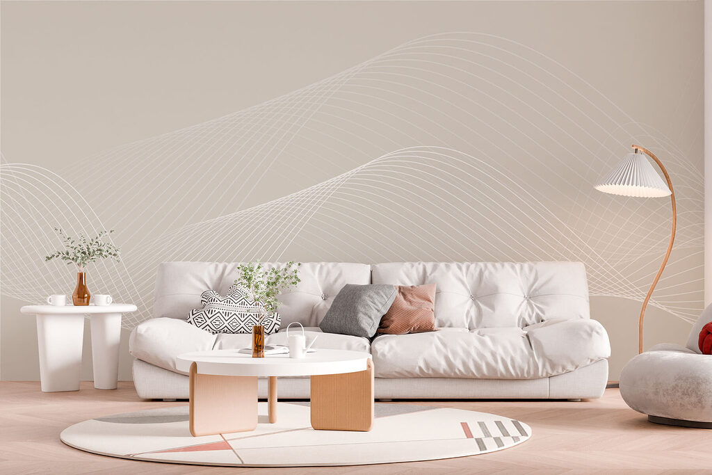 Ritmo de linhas cruzadas — interior 1