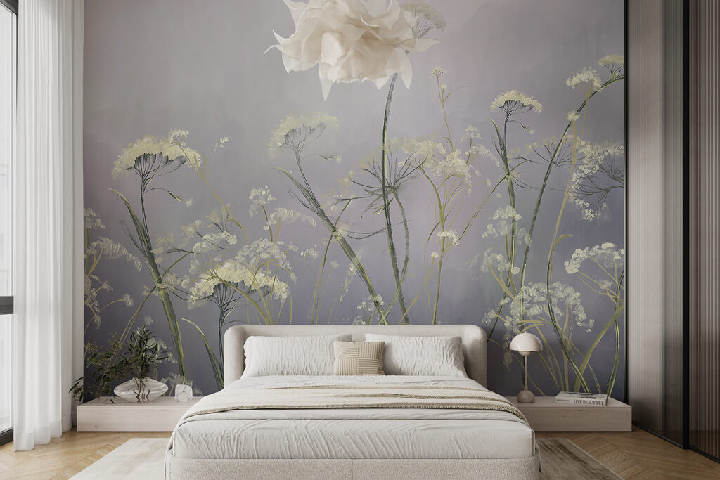 Flores finas em névoa — interior 1