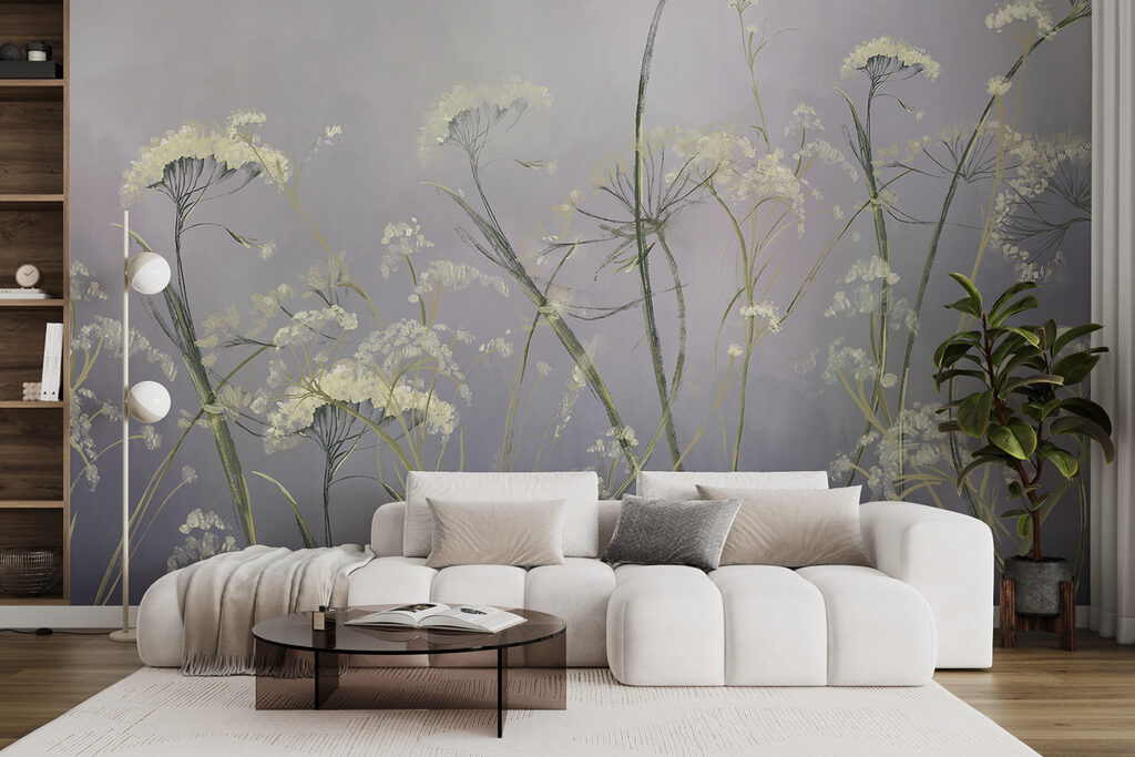 Flores finas em névoa — interior 2