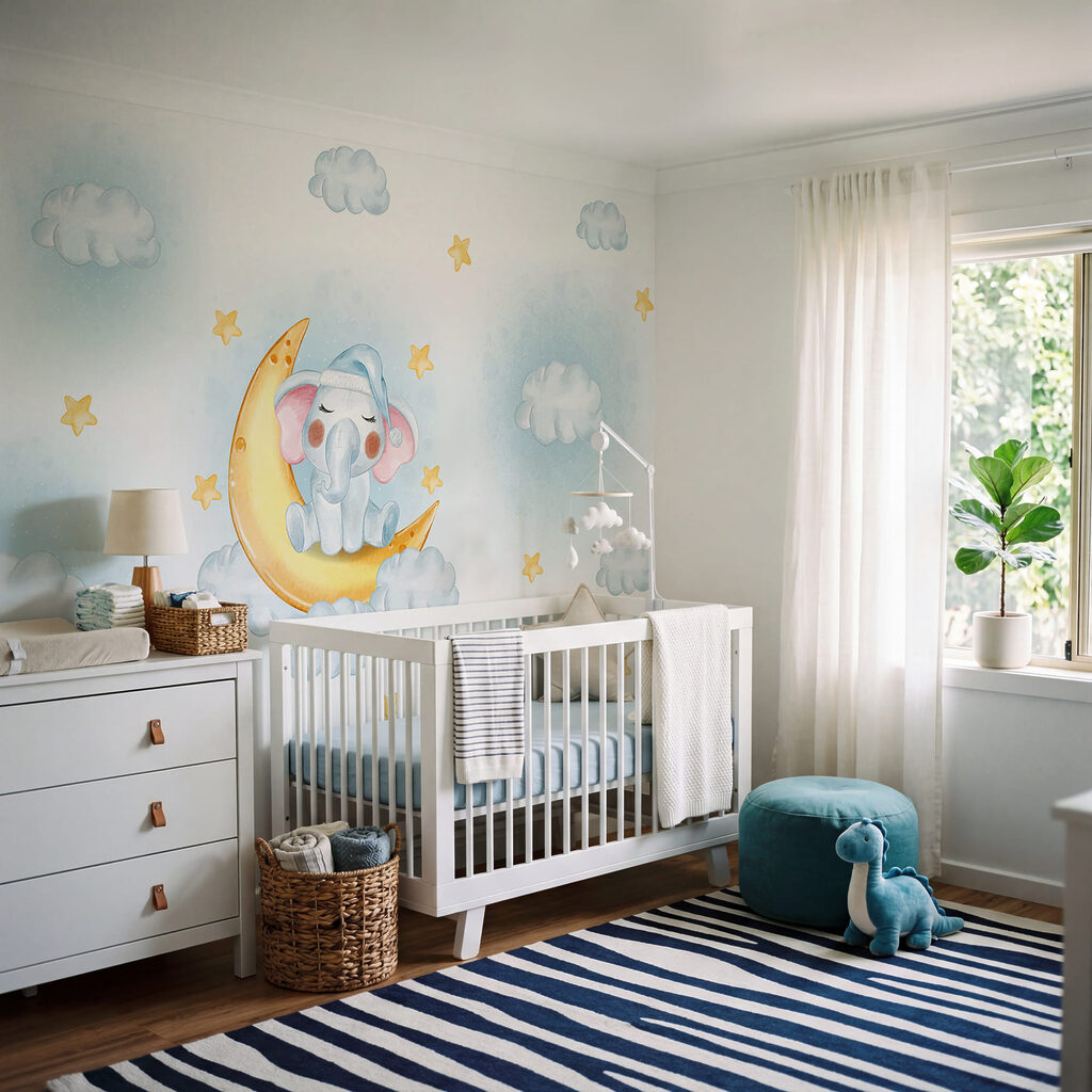 Elefantinho na lua crescente — interior 2