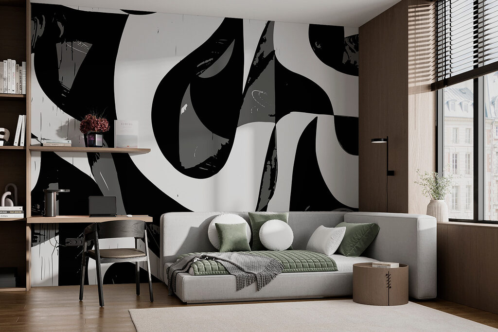Traços pretos e brancos — interior 1