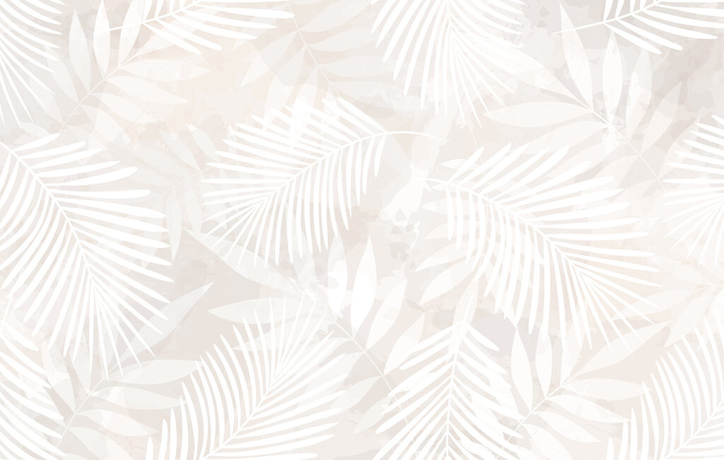 Palmas em creme suave — design completo