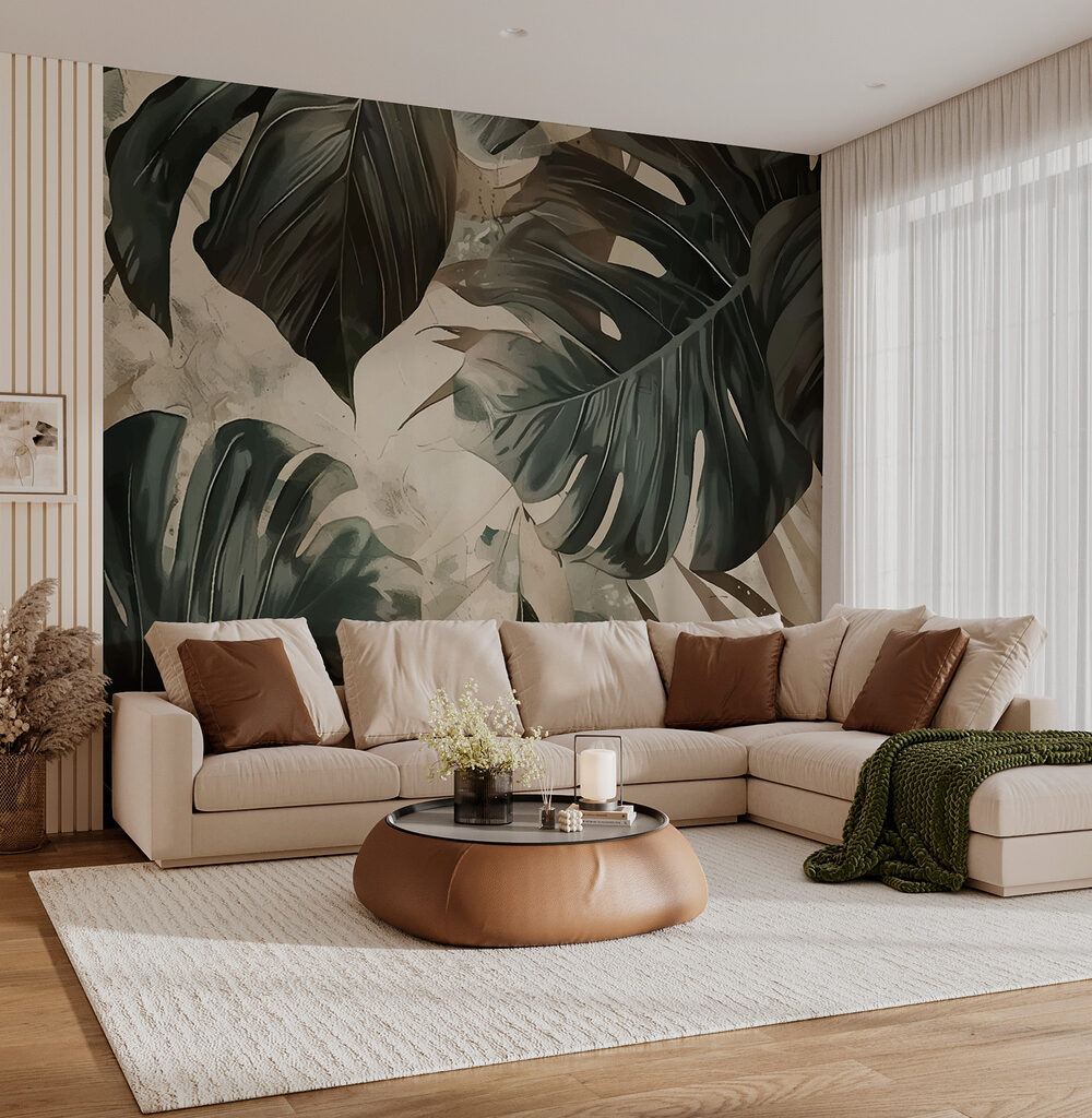 Folhas tropicais grandes — interior 1