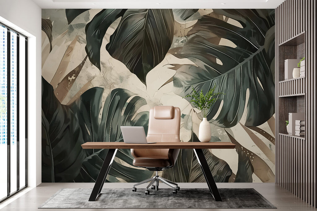 Folhas tropicais grandes — interior 3