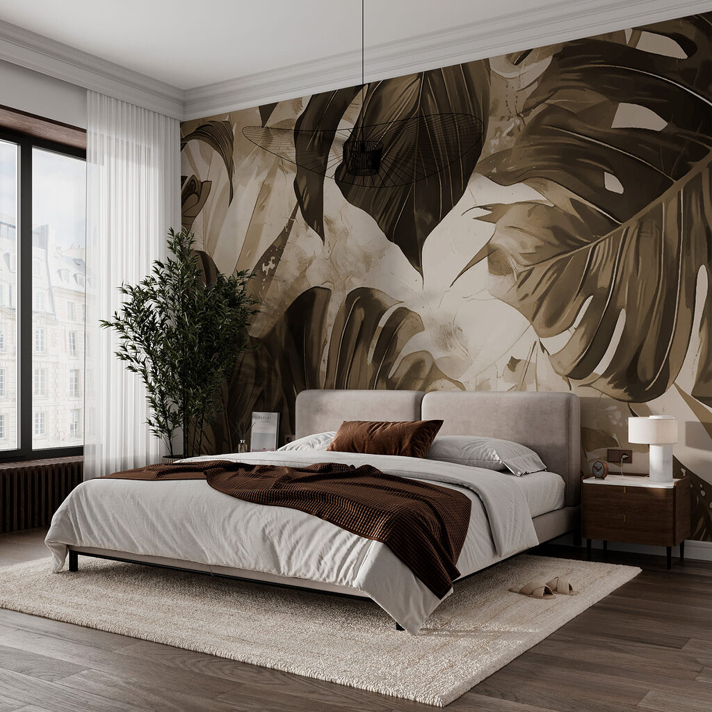 Folhas tropicais grandes — interior 1