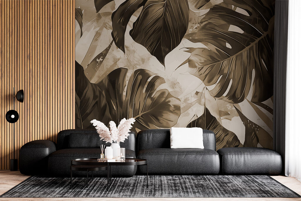 Folhas tropicais grandes — interior 2