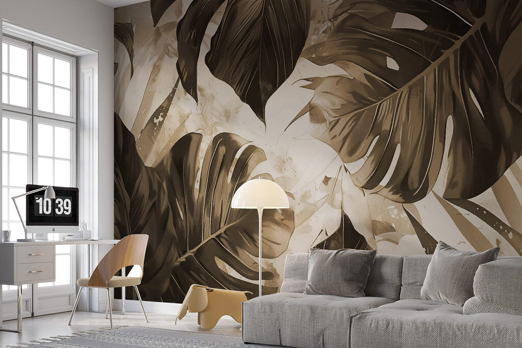 Folhas tropicais grandes — interior 4