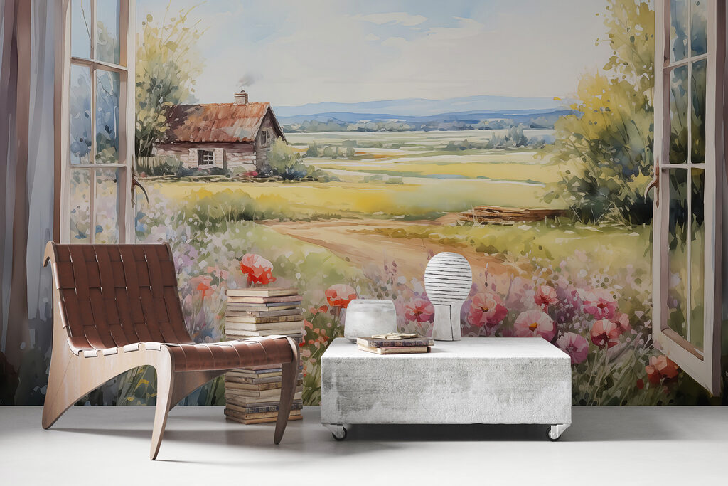 Janela para campos floridos — interior 2