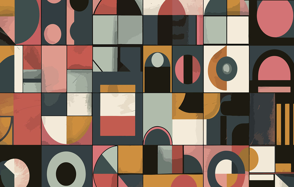 Blocos de cor brincalhões — design completo