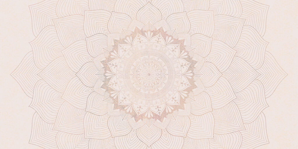 Mandala de linhas finas — design completo