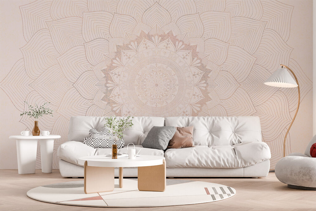 Mandala de linhas finas — interior 2