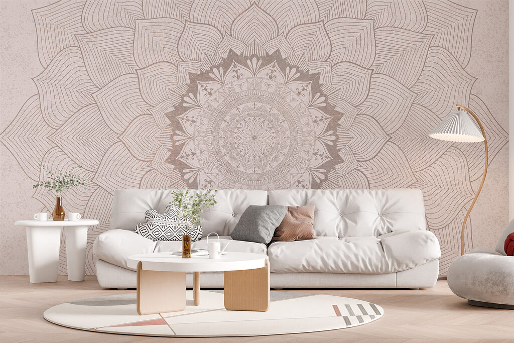 Mandala de linhas finas — interior 2