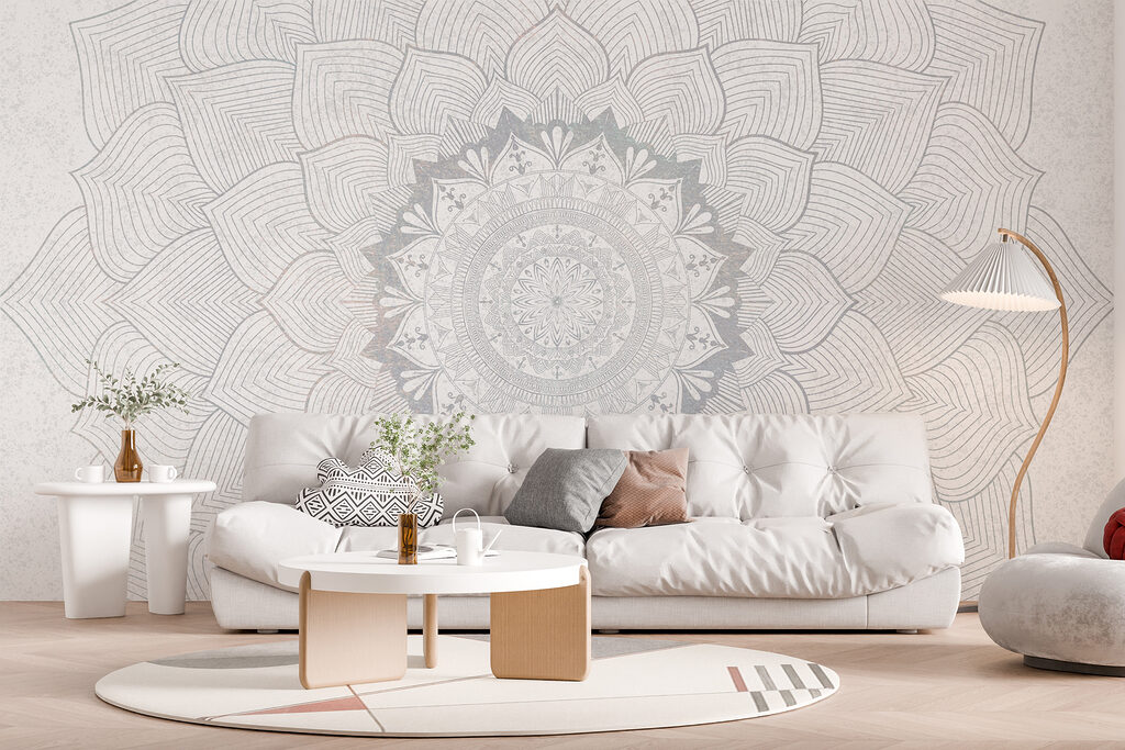 Mandala de linhas finas — interior 2
