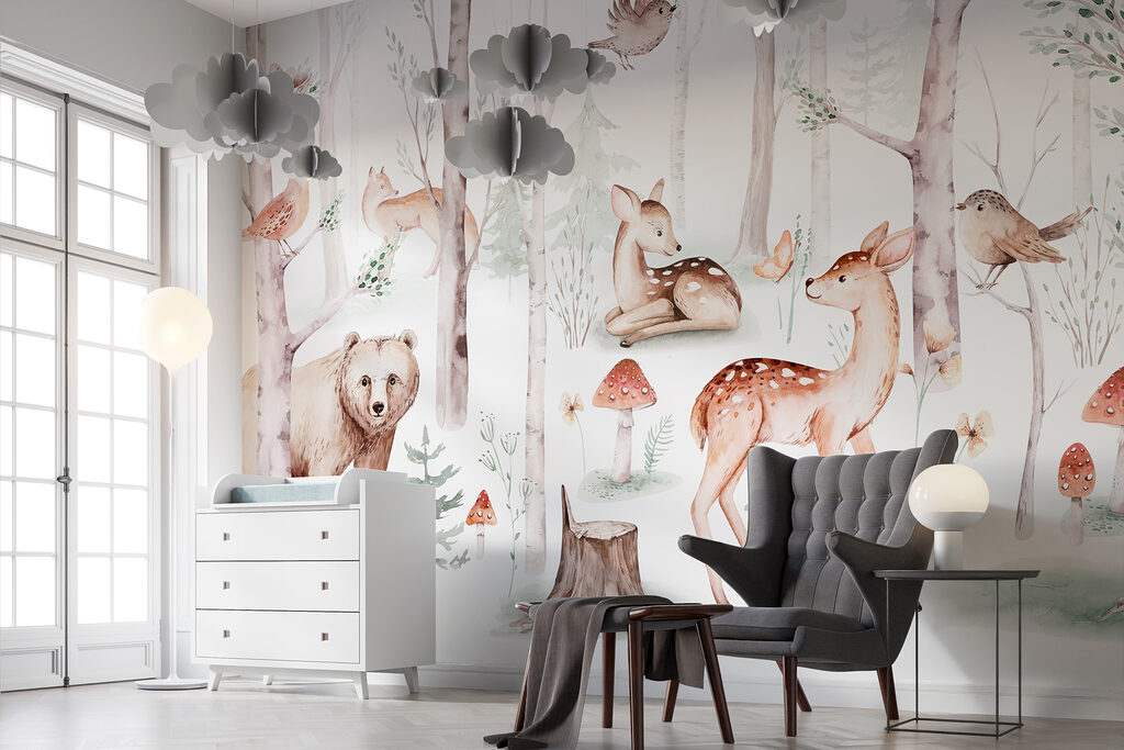 Animais entre cogumelos — interior 5