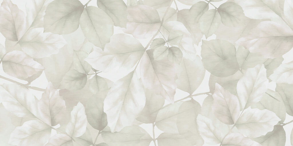 Folhas em oliva pálida — design completo