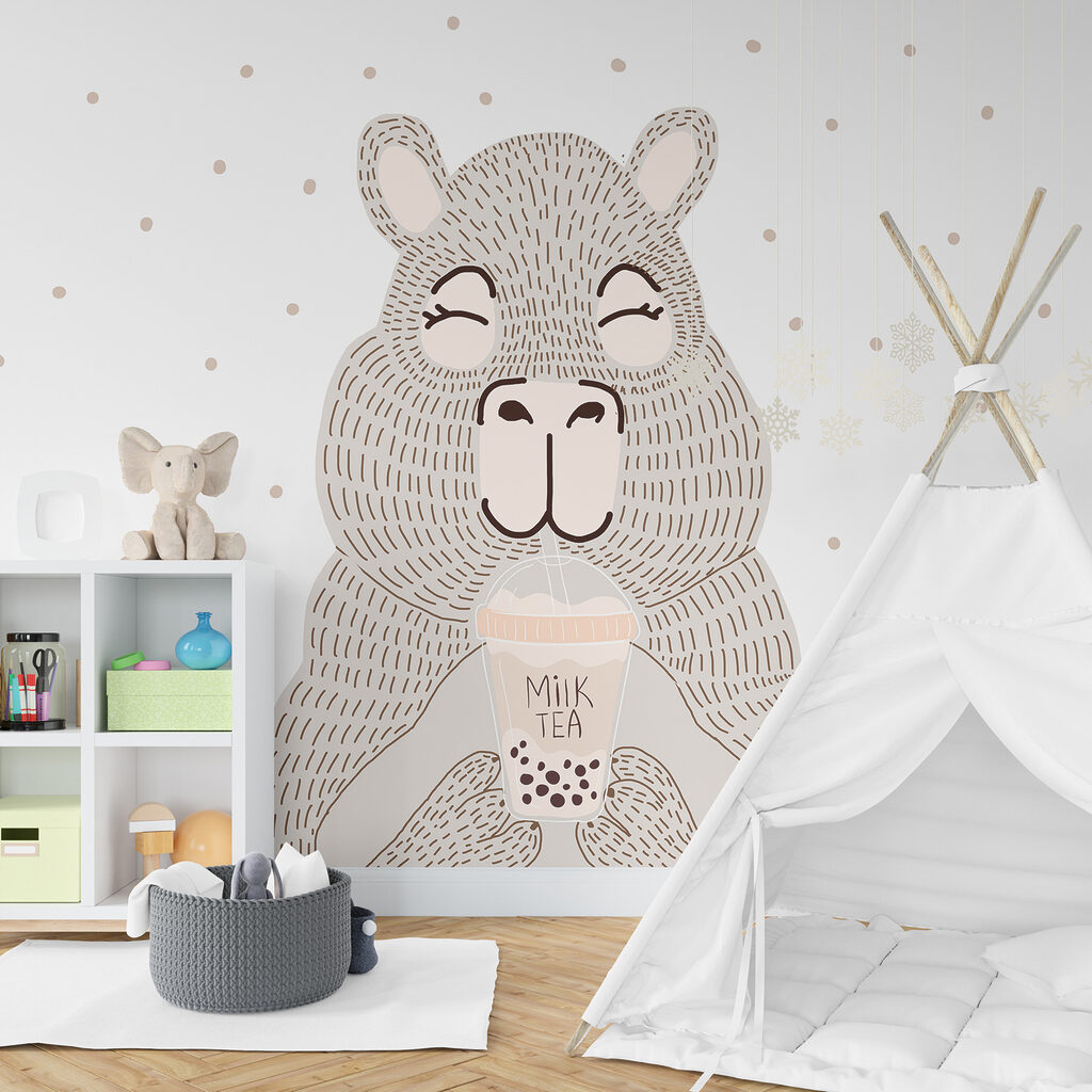 Urso com um copo — interior 3