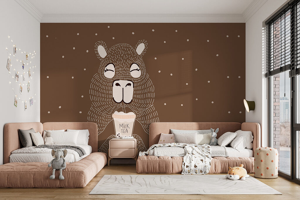 Urso com um copo — interior 3
