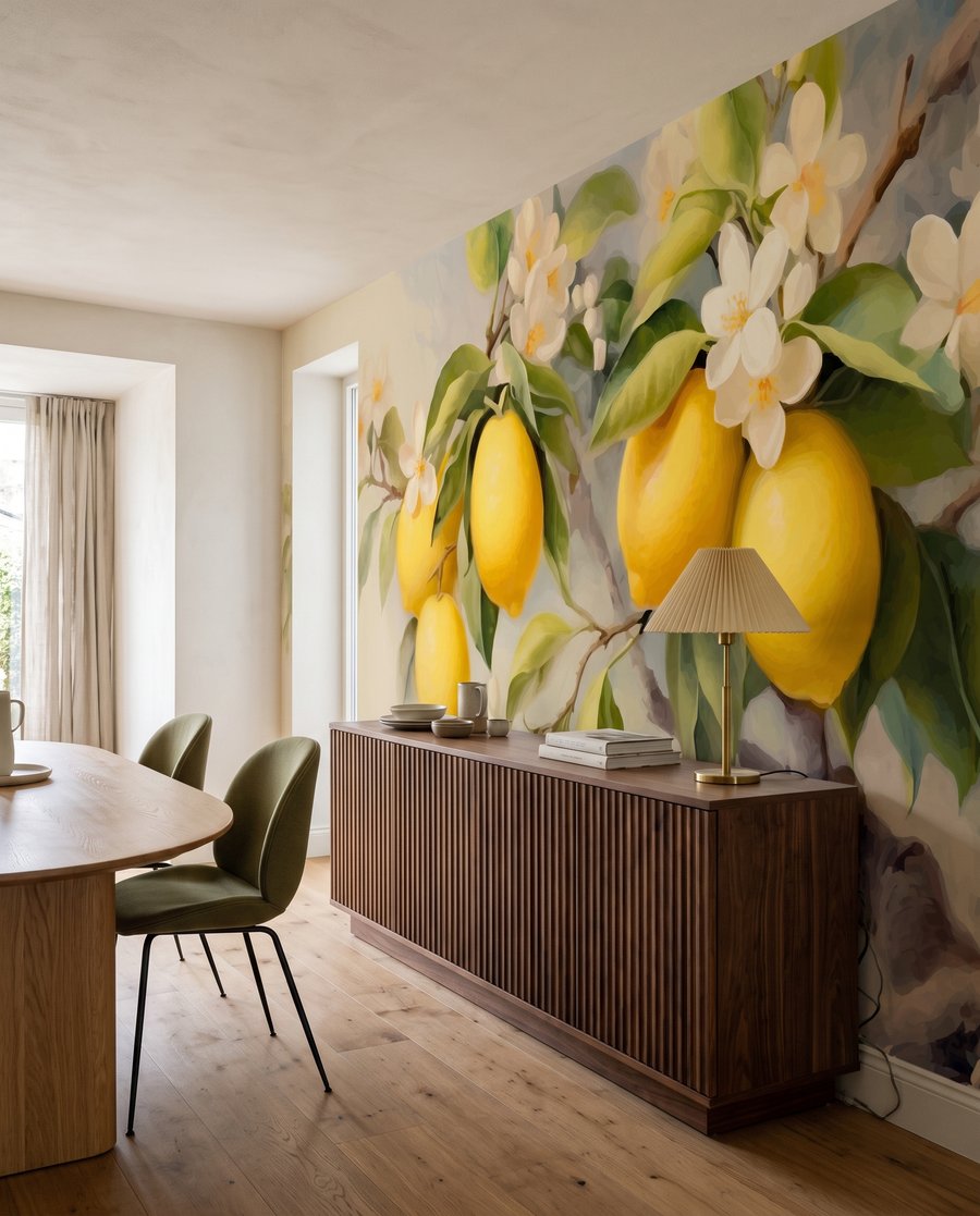 Limões com flores brancas — interior 4
