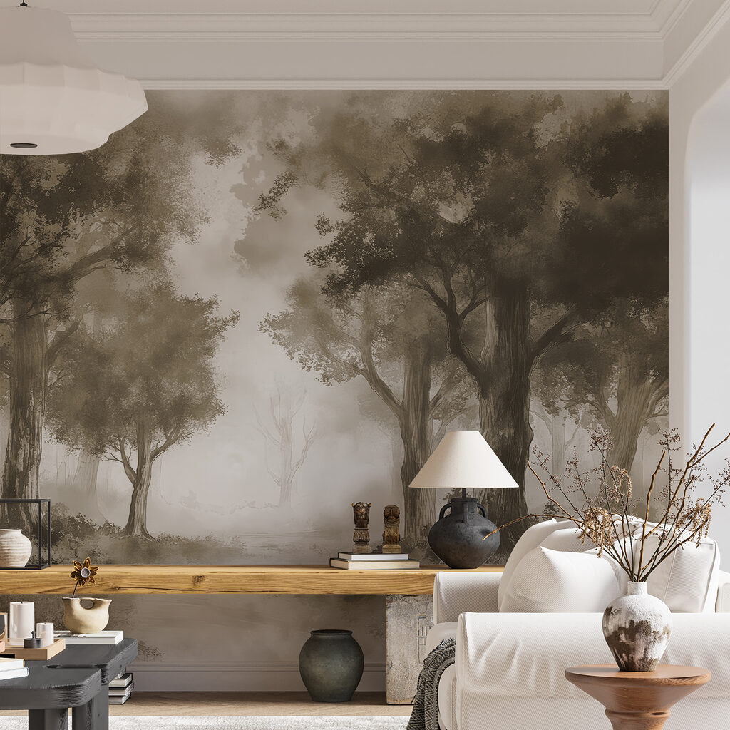Bosque em névoa — interior 1