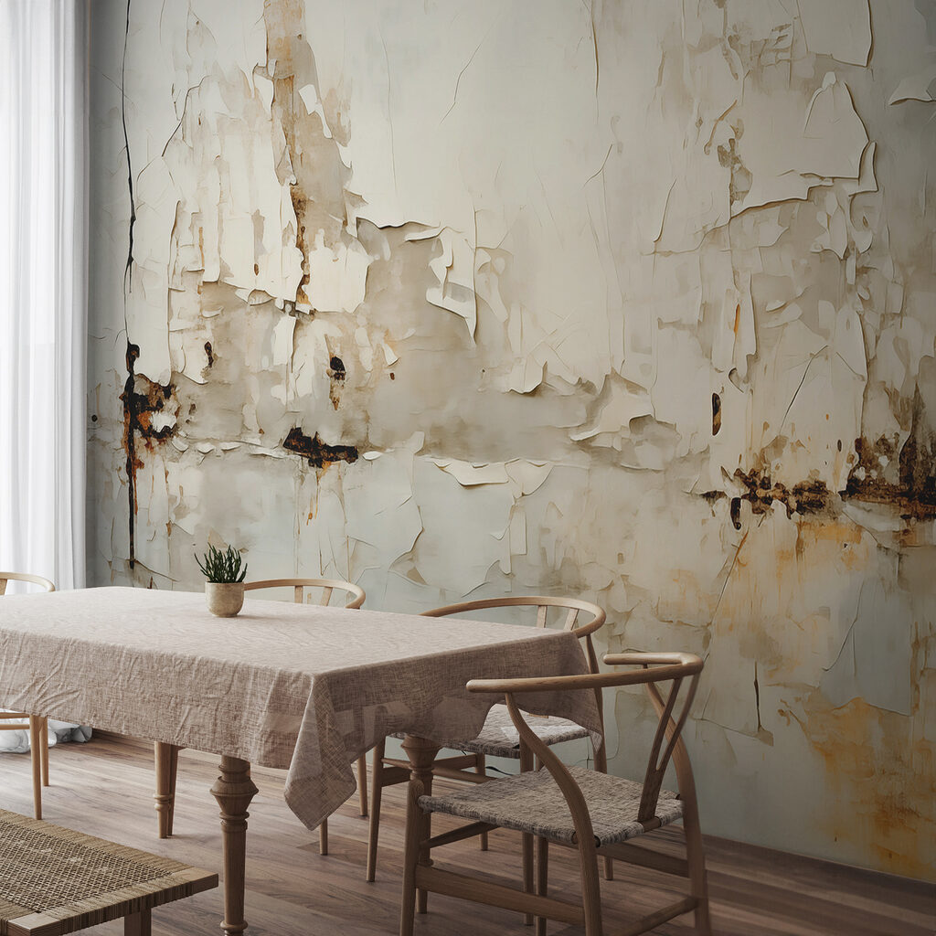 Tinta gasta com ferrugem — interior 2