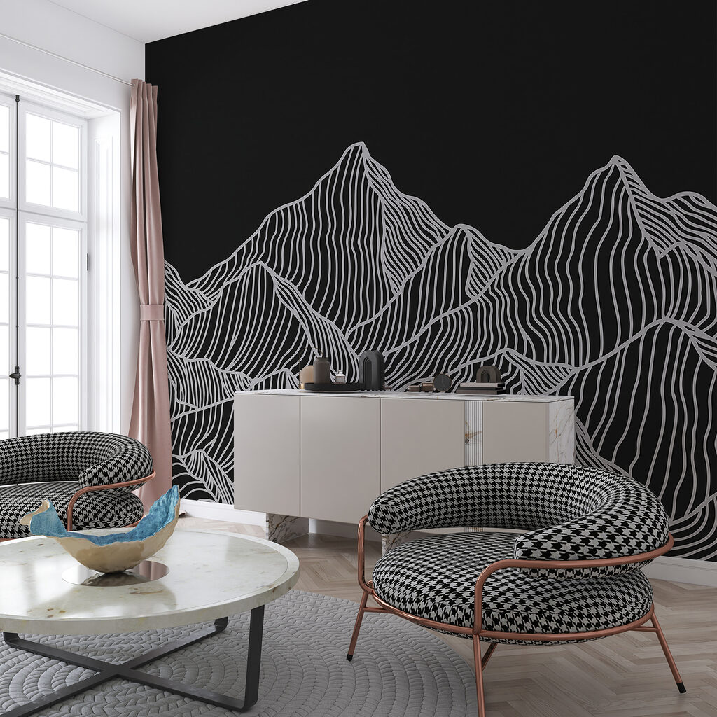 Montanhas em linhas — interior 1